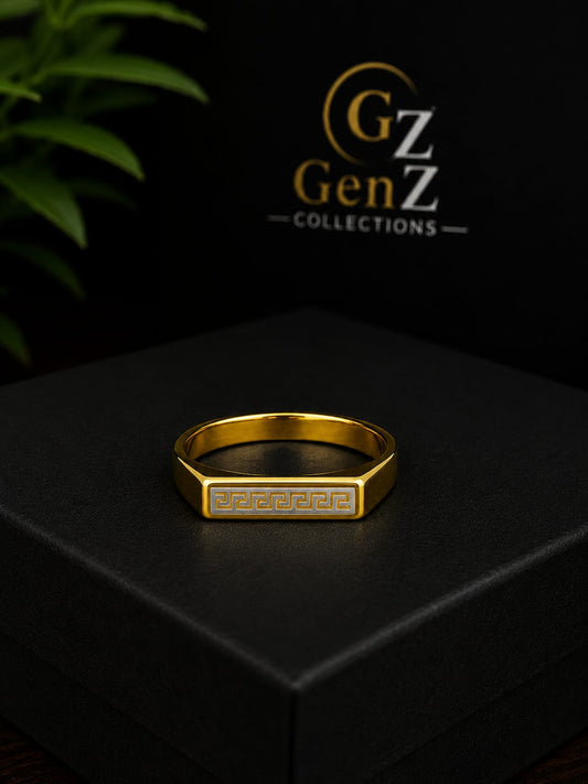 Luxury Gold Versace Ring for Men